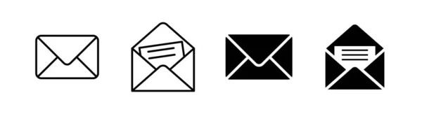 Envelope Icon Design Element Suitable Websites Print Design App — Stok Vektör