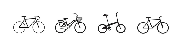 Bicycle Icon Design Element Suitable Websites Print Design App — Vetor de Stock