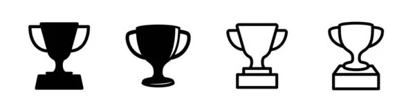 Trophy Icon Design Element Suitable Websites Print Design App — ストックベクタ