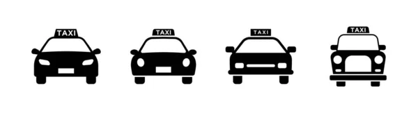 Icona Taxi Set Elemento Design Adatto Siti Web Design Stampa Illustrazione Stock