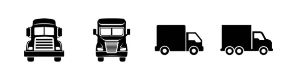 Conjunto Iconos Camión Elemento Diseño Adecuado Para Sitios Web Diseño Ilustración de stock