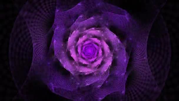 Спіральна Галактика Художня Спіраль Барвистий Абстрактний Рух Фон Безшовні Петлі — стокове відео