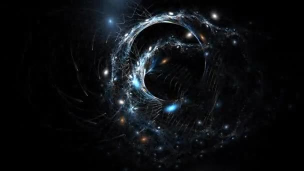 Movimiento Galaxy Galaxia Chispas Espacio Movimiento Líneas Brillantes Galaxias — Vídeo de stock