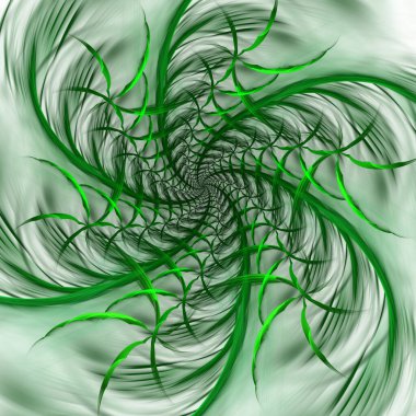 Renkli soyut bilgisayar spiral fraktal arkaplan oluşturdu. Psikedelik fraktal sanat. 3B görüntüleme.