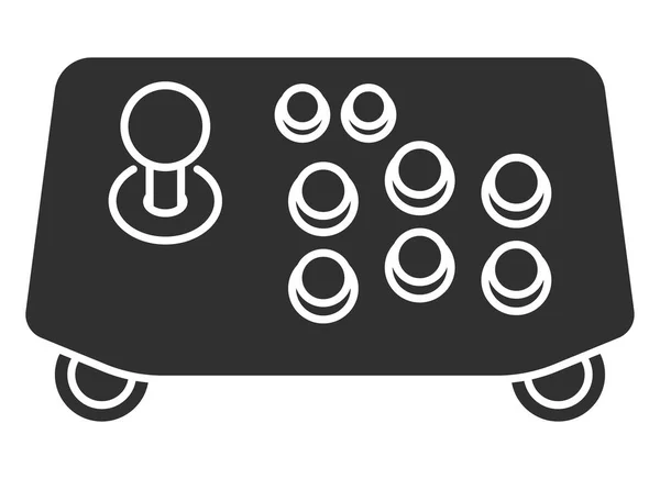 Arcade Joystick Χειριστήριο Επίπεδη Διάνυσμα Εικονίδιο Για Εφαρμογές Ιστοσελίδα — Διανυσματικό Αρχείο