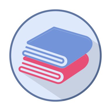 Katlanmış banyo havluları veya uygulamalar veya web sitesi için el havlusu simgesi