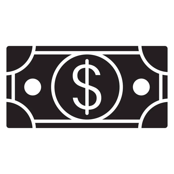 Verenigde Staten Dollar Geld Platte Vector Pictogram Voor Apps Websites — Stockvector