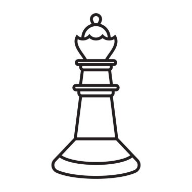 Uygulamalar ya da web sitesi için satranç taşı satırı simgesi