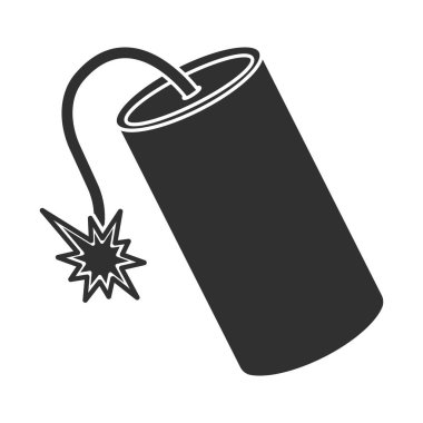 Uygulamalar veya web sitesi için havai fişek düz vektör simgesi