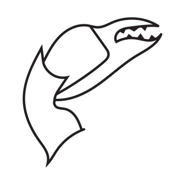 Uygulamalar veya web siteleri için Yengeç Pençesi çizgisi resim simgeleri