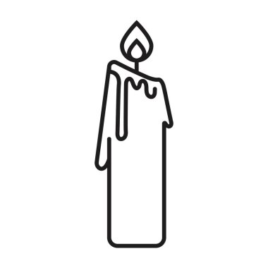 Uygulamalar veya web siteleri için mum hattı sanat vektörü simgesi