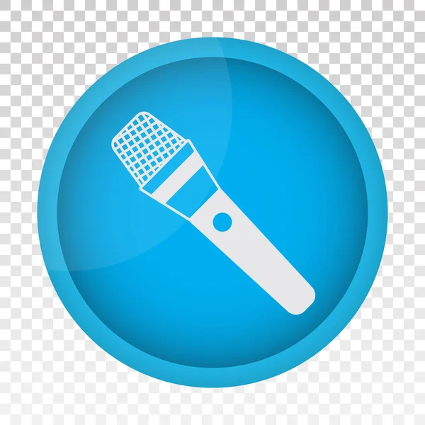 Microphone Dynamique Sans Fil Icône Couleur Plate Sur Fond Transparent — Image vectorielle