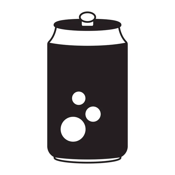Soda可以或软饮料罐平面矢量图标的应用程序和网站 — 图库矢量图片
