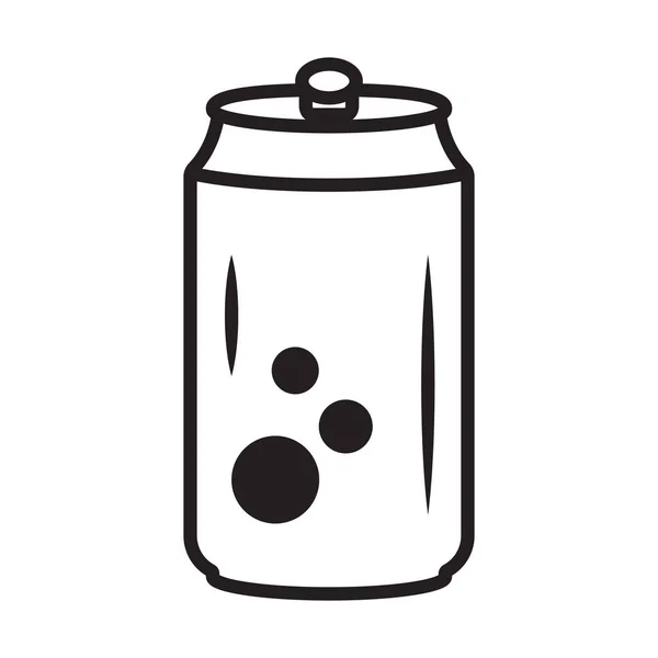 系列艺术图标苏打水罐或冷饮饮料可用于应用程序和网站 — 图库矢量图片
