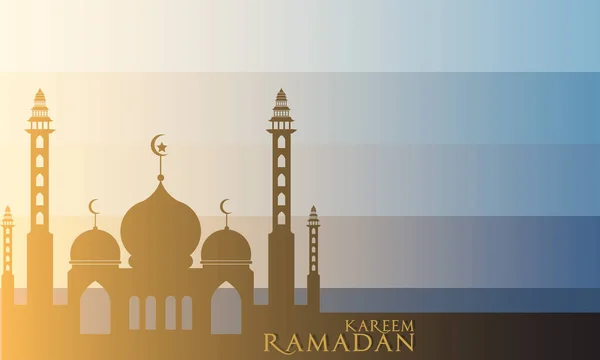Ramadan Kareem Hintergrund Für Apps Oder Website — Stockvektor