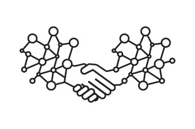 Yaratıcı zihin simgeleri, insan beyni, insan kafası, insan sembolü, bağlantılar, vektör logosu