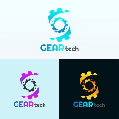 Uygulamalar veya web siteleri için modern dişli tekerlek simgesi