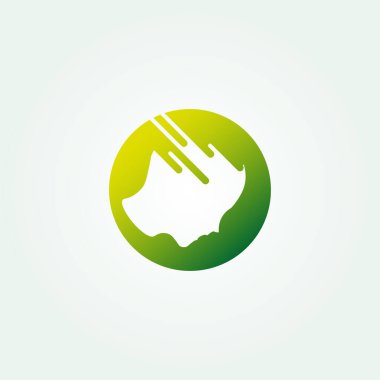 Uygulamalar veya web siteleri için akıllı beyin düz simgesi