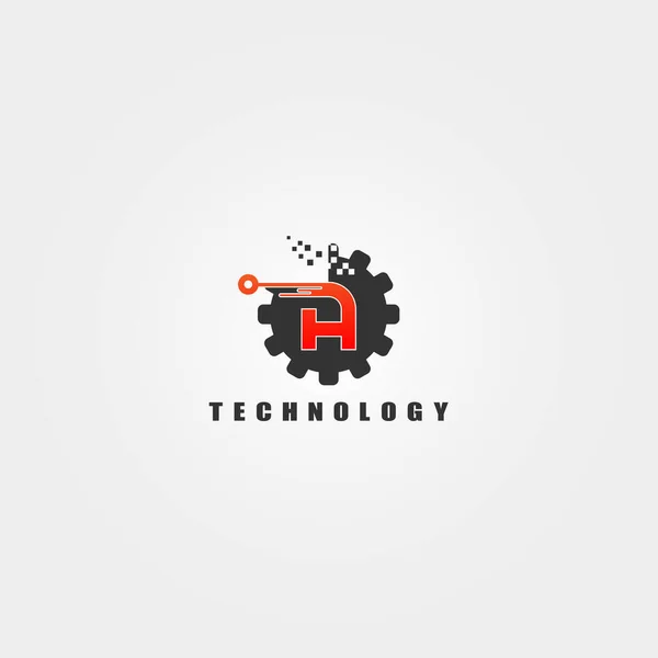 Ícone Tecnologia Para Aplicativos Sites — Vetor de Stock