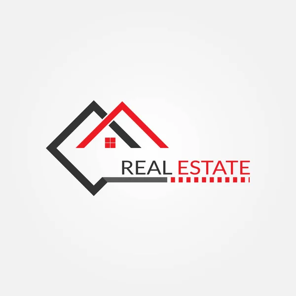 Icona Immobiliare App Siti Web — Vettoriale Stock