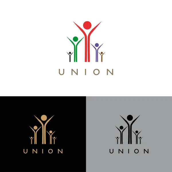 Gewerkschaftssymbol Für Apps Oder Webseiten — Stockvektor
