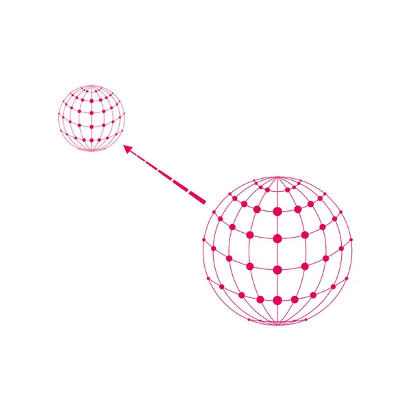 Icono Crecimiento Tecnológico Global Para Aplicaciones Sitios Web — Archivo Imágenes Vectoriales