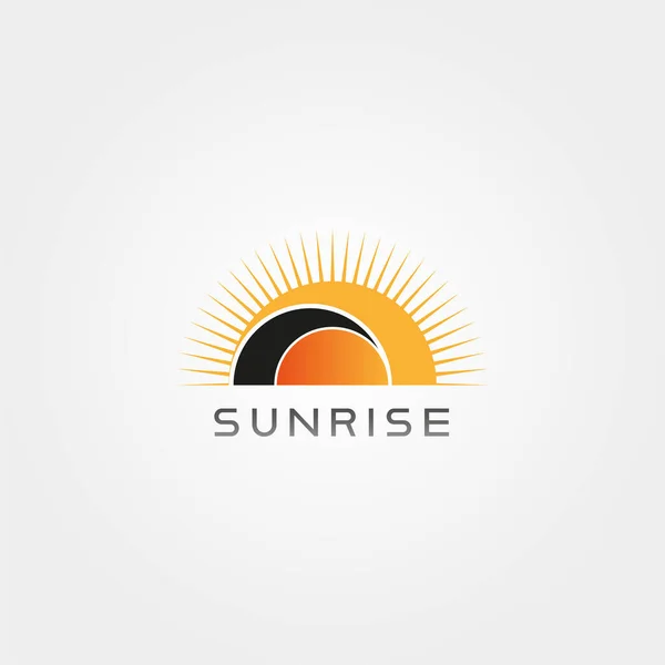 Sunrise Flat Icon Apps Websites — Stock Vector