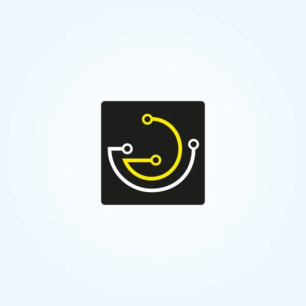 Icono Placa Circuito Para Aplicaciones Sitios Web — Archivo Imágenes Vectoriales