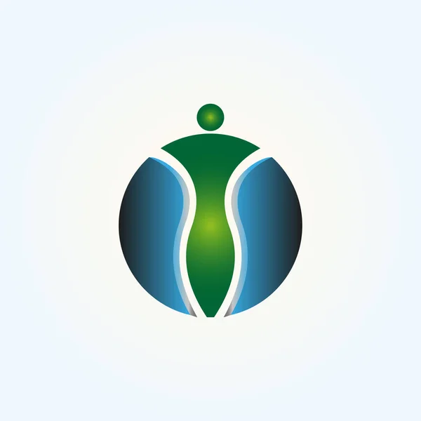 Icono Yoga Para Aplicaciones Sitios Web — Vector de stock