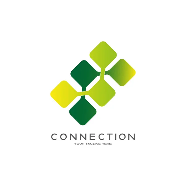 Icono Conexión Tecnología Para Aplicaciones Sitios Web — Vector de stock