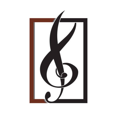 Müzik nota simgeleri, müzik ölçekleri, müzik ögeleri ve vektör biçimindeki ölçekler