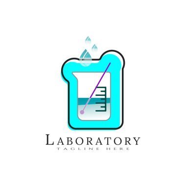 Laboratuvar logosu tasarımı, tıbbi laboratuvar simgesi