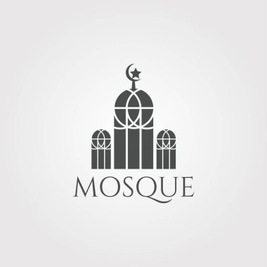 Cami vektör logosu tasarımı, İslami simge