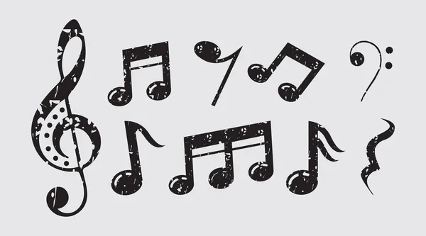 Müzik nota simgeleri, müzik ölçekleri, müzik ögeleri ve vektör biçimindeki ölçekler
