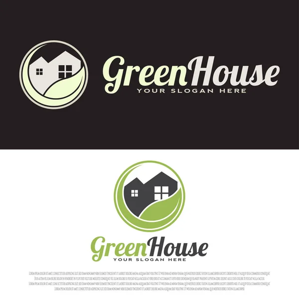 Logotipo Estufa Sinal Habitação Símbolo Casa Habitação Para Cartões Visita — Vetor de Stock