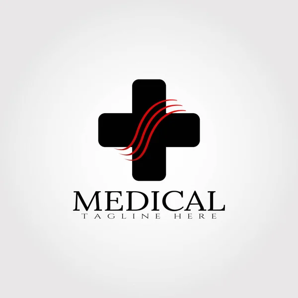 Logo Design För Medicinsk Vård — Stock vektor