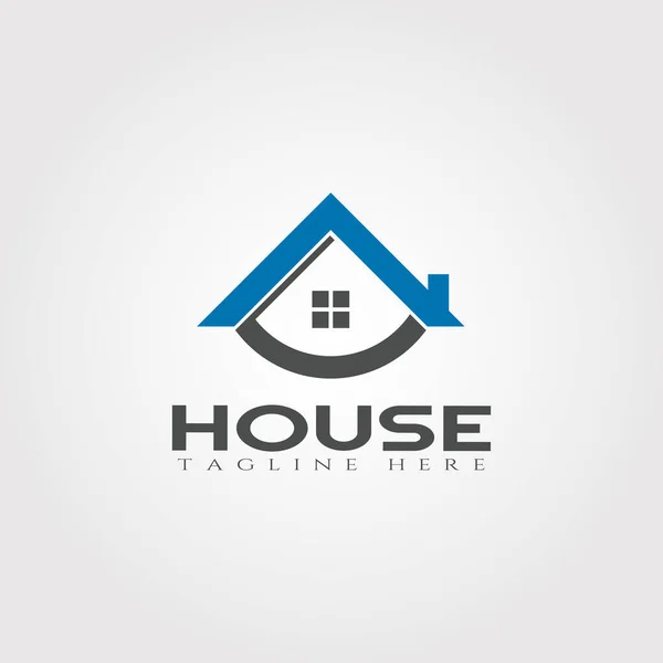 Huis Pictogram Template Huis Creatieve Vector Logo Ontwerp Architectuur Bouw — Stockvector