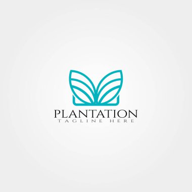 Çiftlik ikonu şablonu, yaratıcı vektör logosu tasarımı, çiftlik, tarım sembolü, illüstrasyon elementi