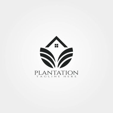 Çiftlik ikonu şablonu, yaratıcı vektör logosu tasarımı, çiftlik, tarım sembolü, illüstrasyon elementi