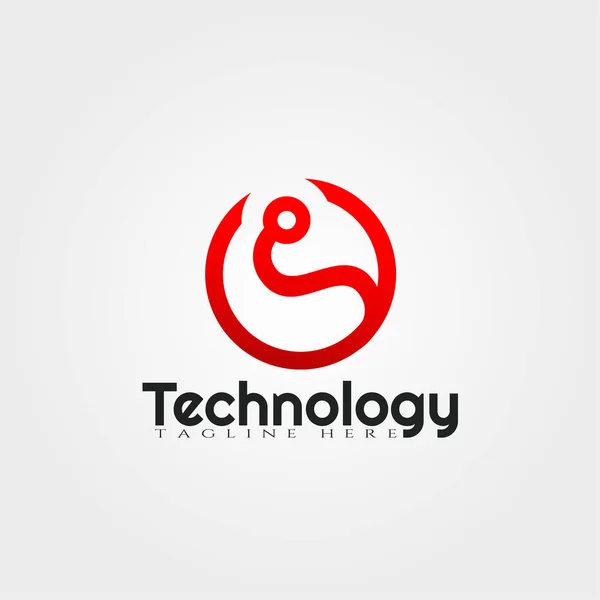 Tecnología Engranajes Vector Logo Design — Archivo Imágenes Vectoriales