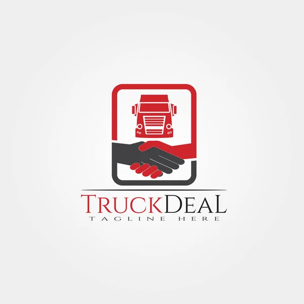 Truck Logo Template Truck Icon Design Illustratie Element Vector — Stockvector