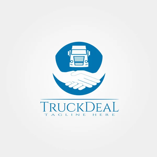 Truck Logo Template Truck Icon Design Illustratie Element Vector — Stockvector