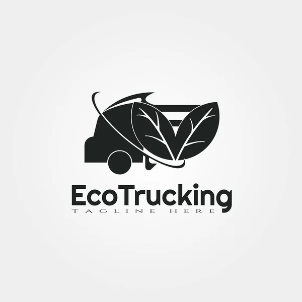 Plantilla Logotipo Camión Diseño Icono Camión Elemento Ilustración Vector — Vector de stock