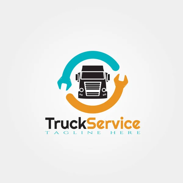 Truck Logo Template Truck Icon Design Illustration Element Vector — Stock Vector