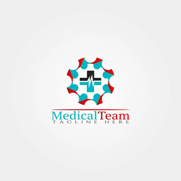 Vorlage Für Medizinische Symbole Kreatives Vektor Logo Design — Stockvektor