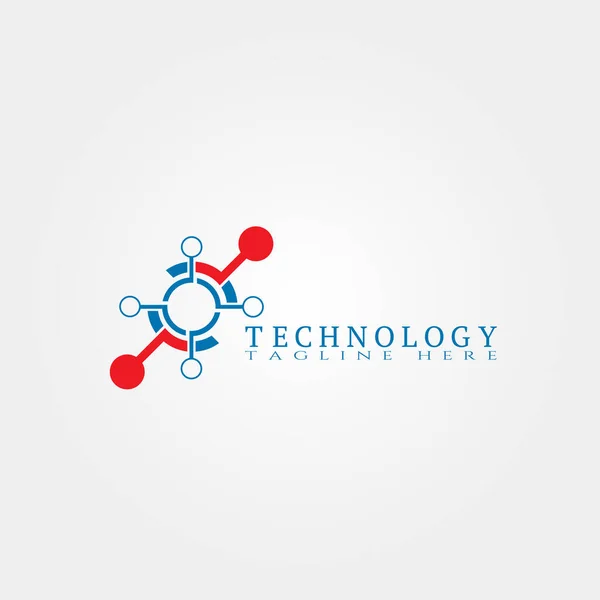 Technologie Icon Vorlage Kreative Vektor Logo Design Industrie Symbol Illustrationselement — Stockvektor