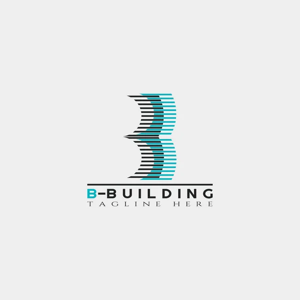 Simgesi Şablonu Yaratıcı Vektör Logosu Tasarımı Mimari Yapı Inşaat Illüstrasyon — Stok Vektör