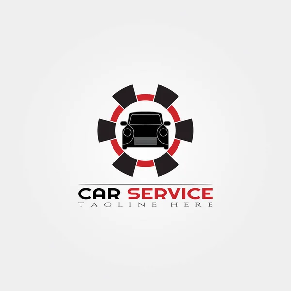 Auto Service Ikone Vorlage Kreative Vektor Logo Design Illustrationselement — Stockvektor