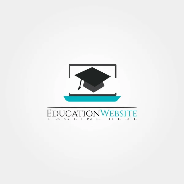 Modèle Icônes Web Éducation Conception Logo Vectoriel Créatif Élément Illustration — Image vectorielle