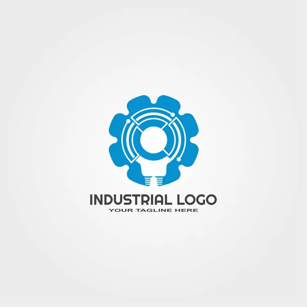 Промисловий Шаблон Логотипу Векторний Логотип Корпоративного Бізнесу Промисловий Знак Або — стоковий вектор
